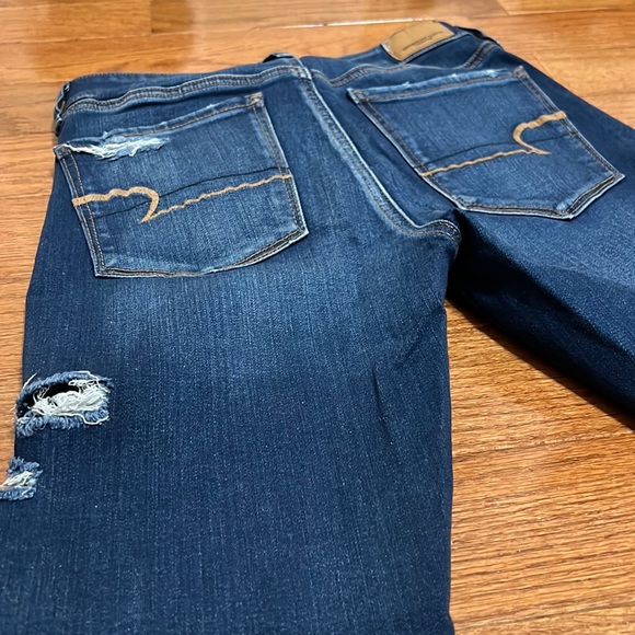 American Eagle Hi-RiseJegging Super Stretch X Size 6 Ripped - Picture 10 of 10